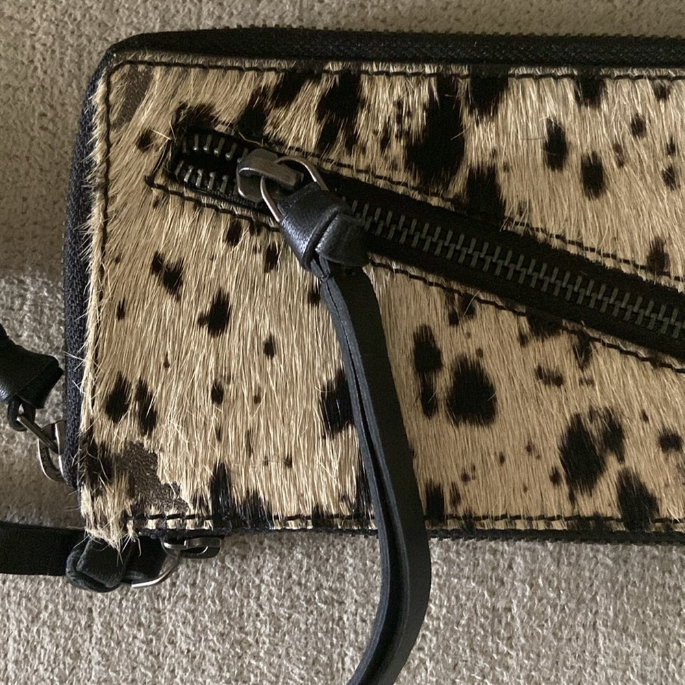 FREE PEOPLE COWHIDE WALLET - Picture 2 of 6